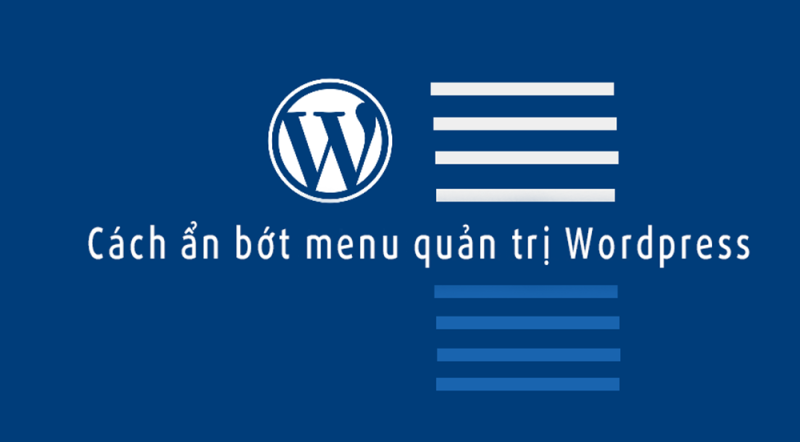 An Bot Menu Quan Tri Wordpress