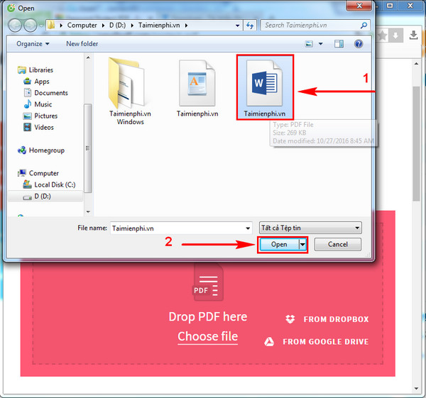 4 đặt mật khẩu file PDF với SmallPDF