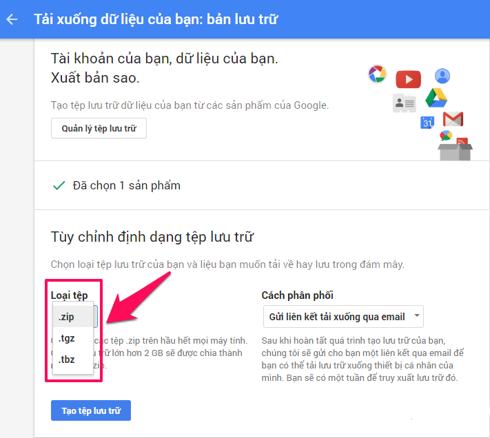 1485267421 672 Tham khảo cách tải toàn bộ hộp thư Gmail về xem offline