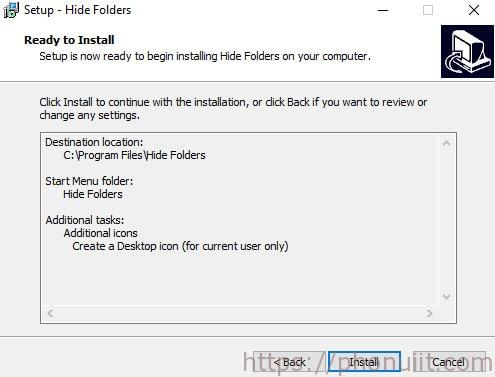 Phần mềm khóa file và thư mục Hide Folders 5.3