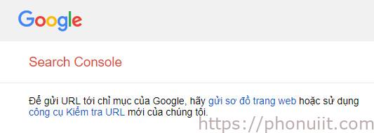 google khong cho submit url