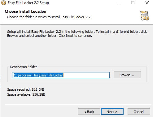 hướng dẫn lock thư mục sử dụng phần mềm Easy File Locker